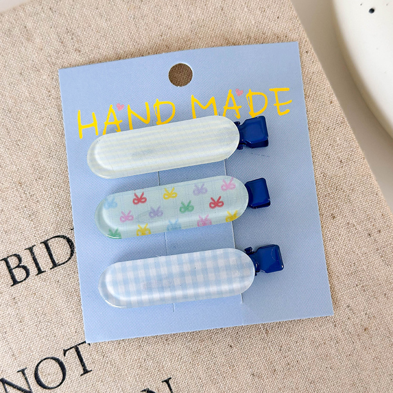 Jelly Kleur Strik Ster Stippen Haarclips Set