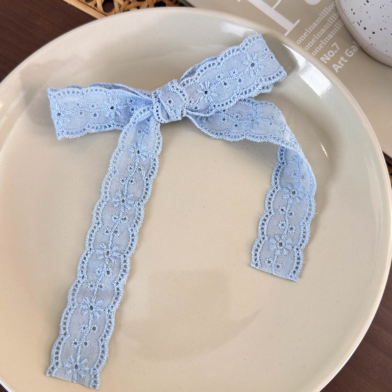 Бантики з мереживом для волосся