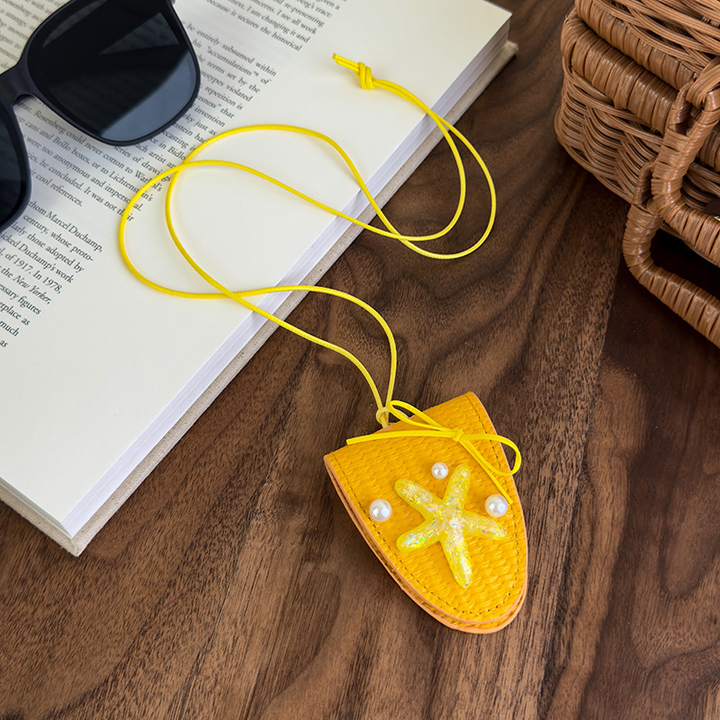 Straw Starfish Glasses Chain