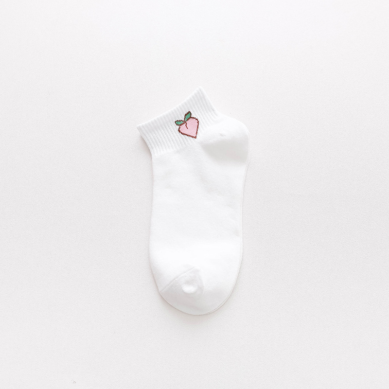 Dames Katoenen No-Show Fruitsokken