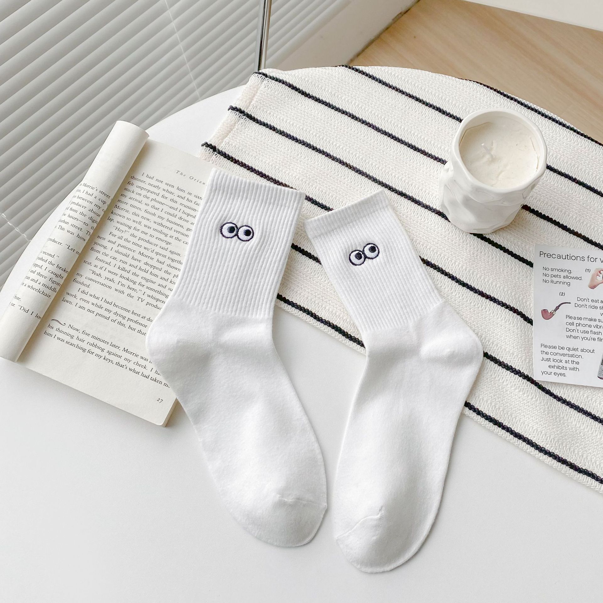 Meias Bordadas Divertidas