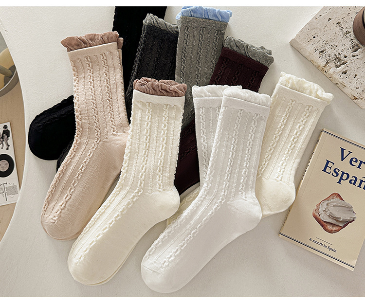 Žebrované podkolenky