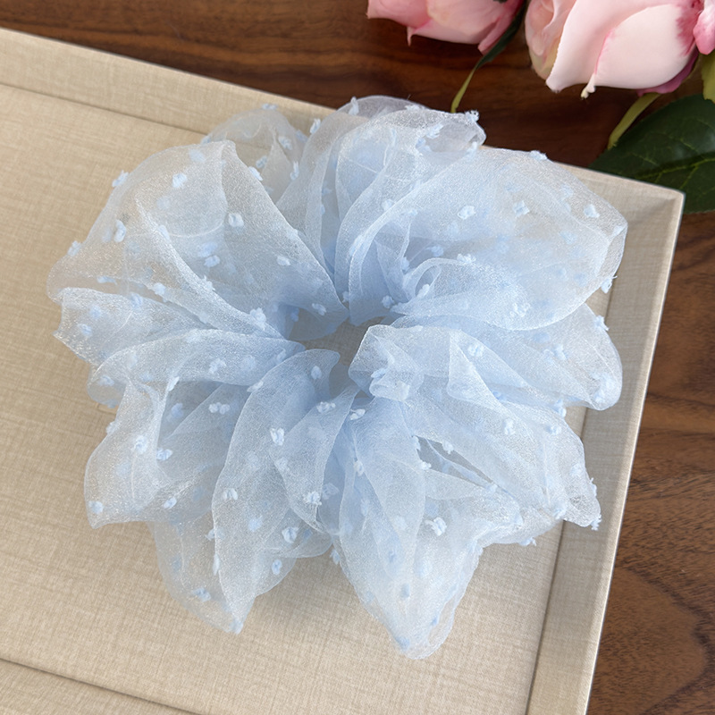 メッシュバブルポルカドットスクランチー