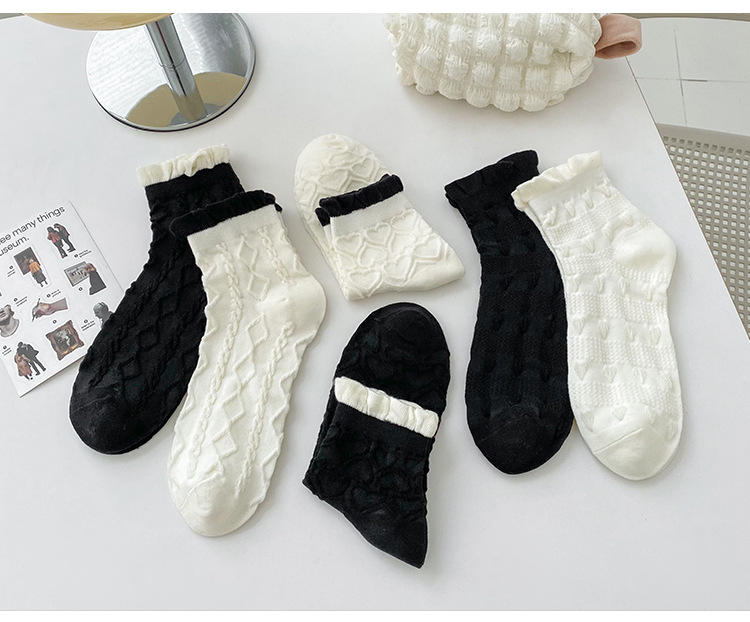 Meias de Renda com Babados