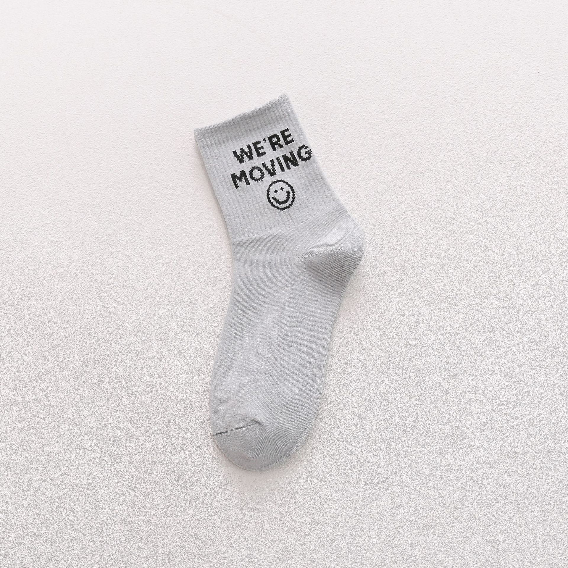 Meias Mid-Calf Carinhas Sorridentes