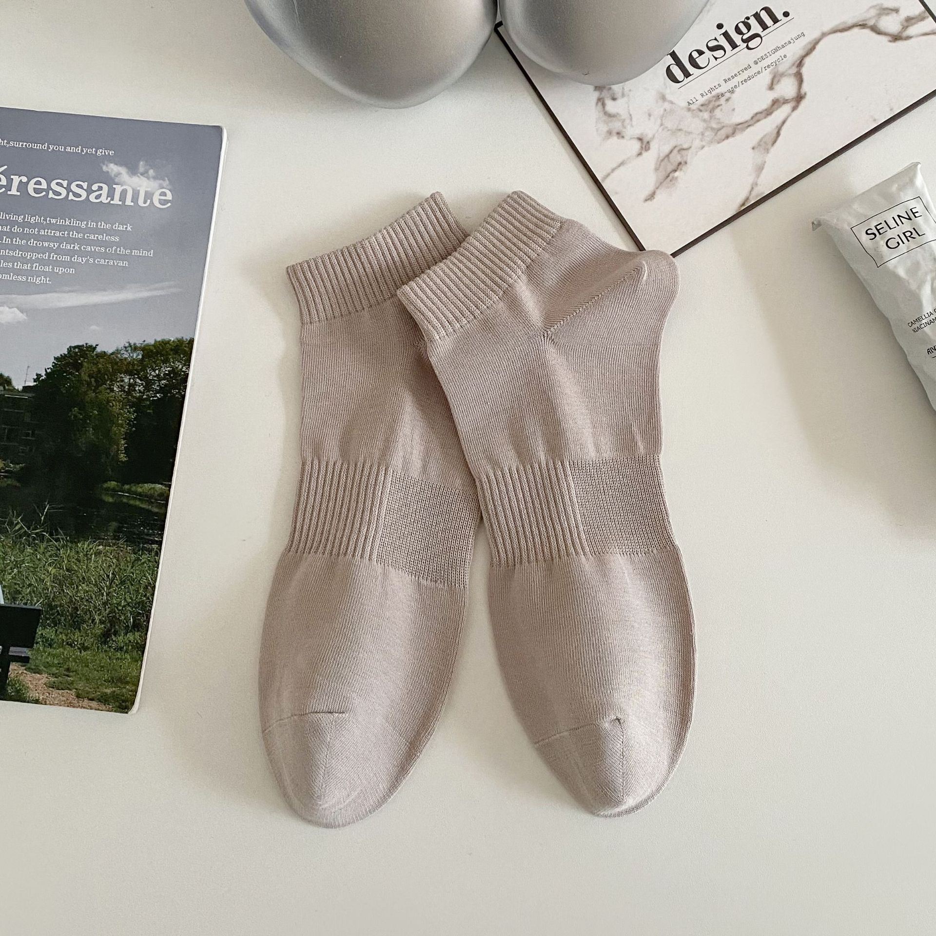 جوارب رجالية قطنية للكاحل