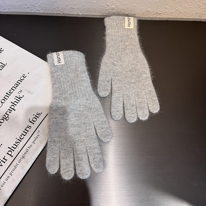ウサギ毛手袋
