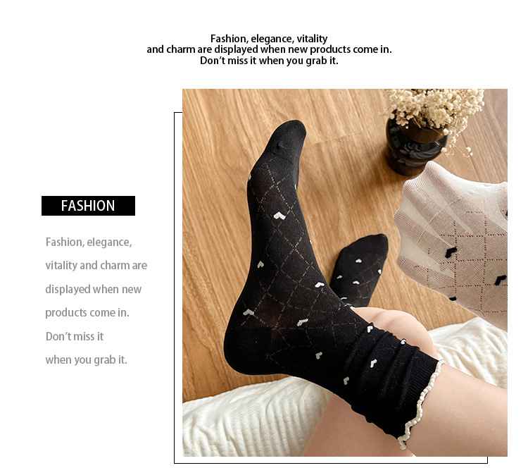 Meias Slouch de Malha