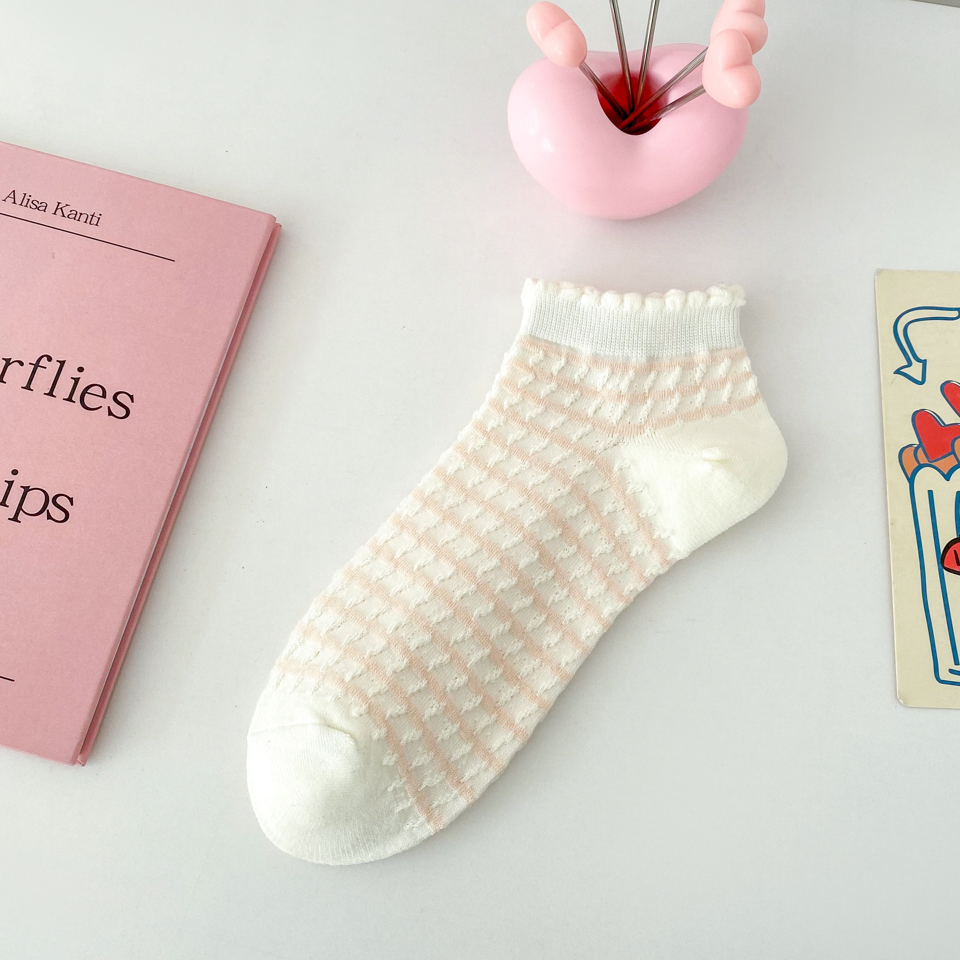 Bavlněné kotníkové ponožky