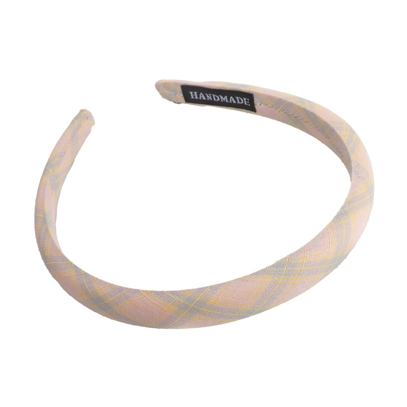Cinta para el Cabello de Cuadros Pastel