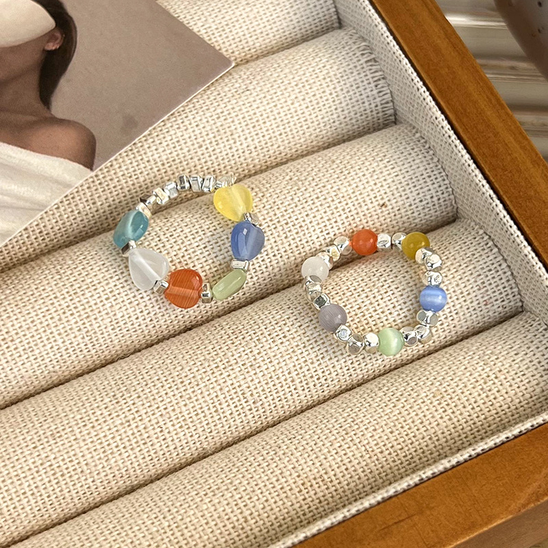 탄성 하트 비드 링