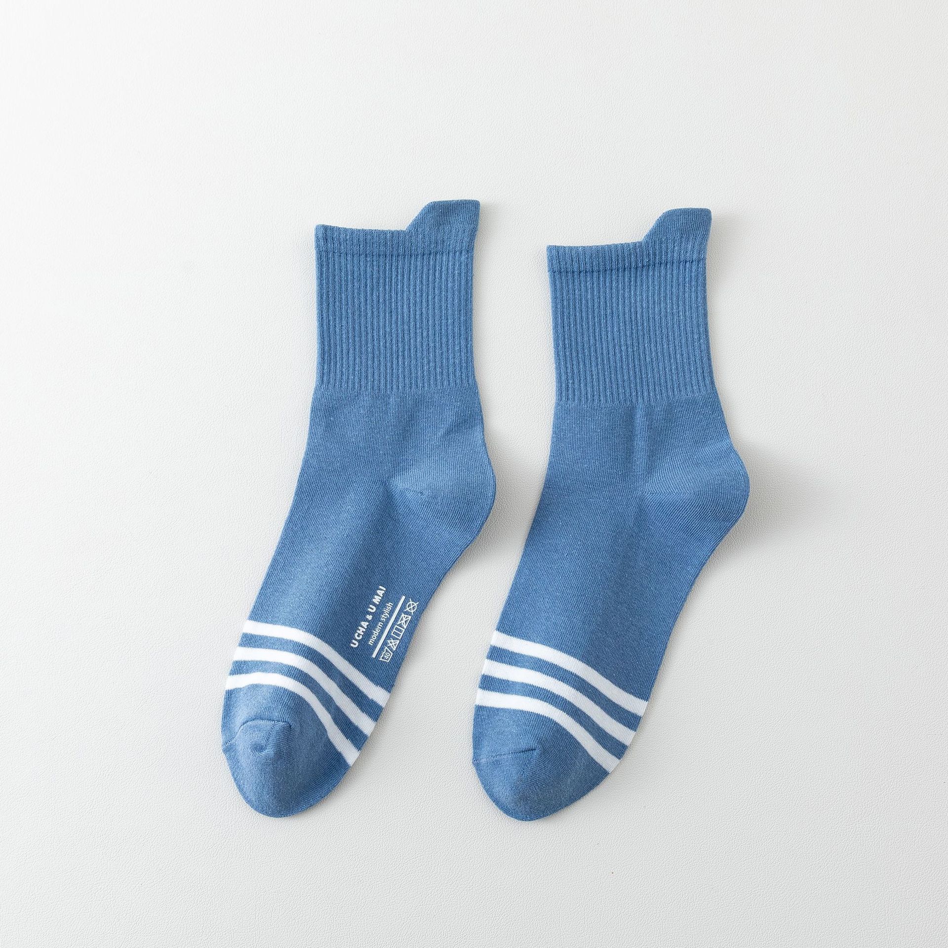 Мужские Хлопковые Спортивные Носки до середины икры