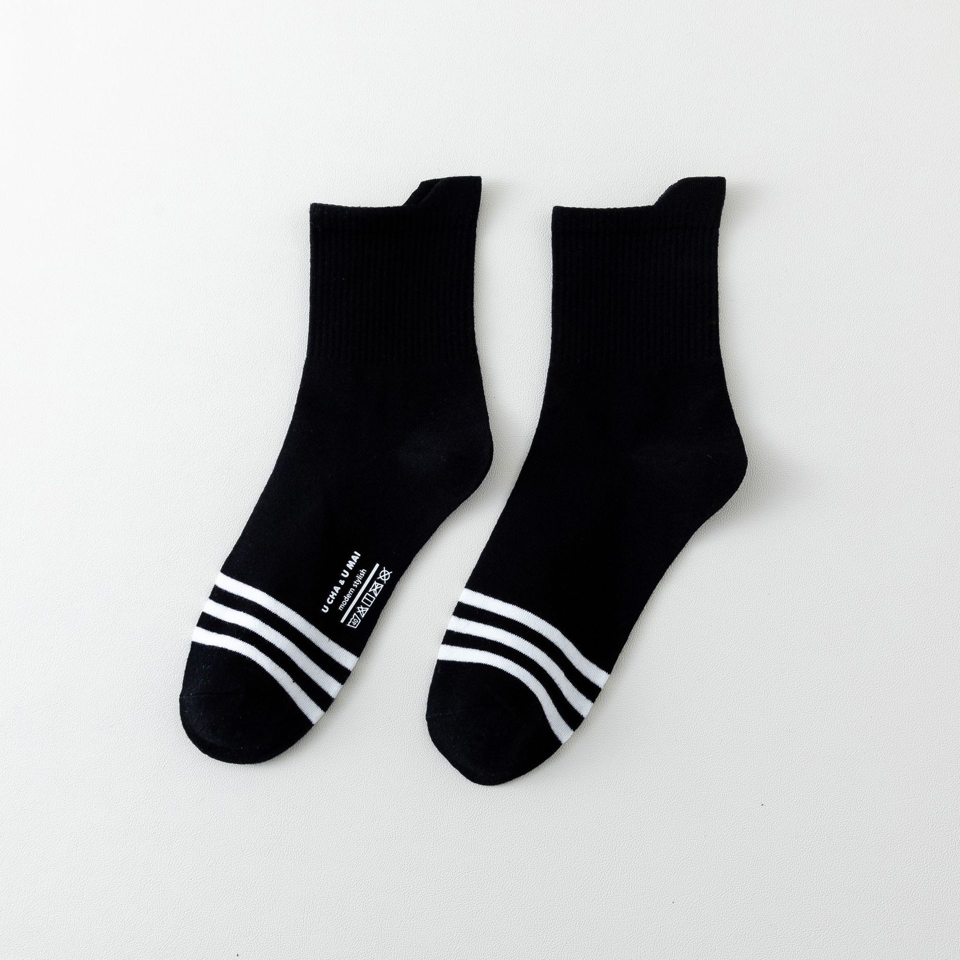 Мужские Хлопковые Спортивные Носки до середины икры