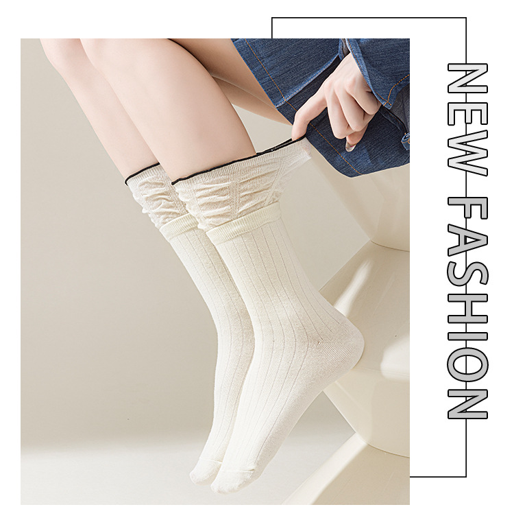 Meias Mid-Calf Estilo Ballet