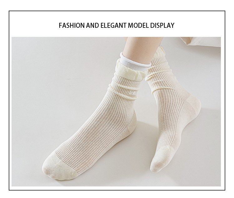 Meias de Algodão Sem Costuras