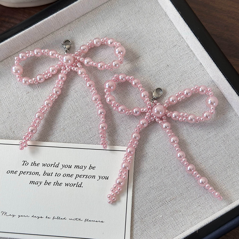 Пряжка для Обуви с Жемчужным Бантом