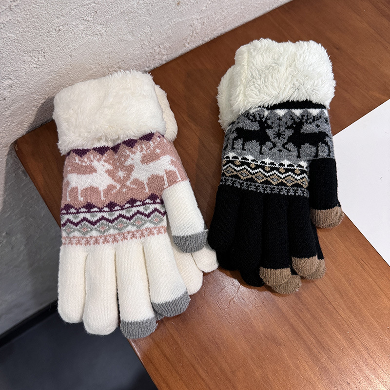 Kadın Örgü Kış Eldiveni