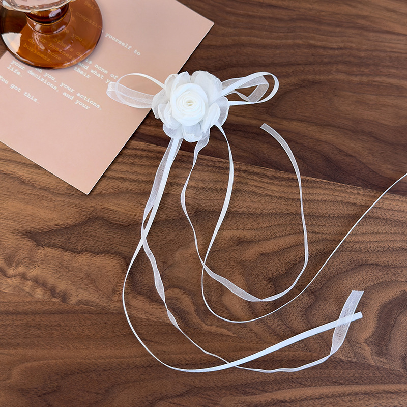 Agrafă de Păr cu Panglică Florală