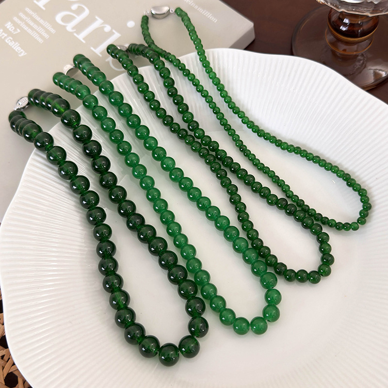 Green Beaded Necklace