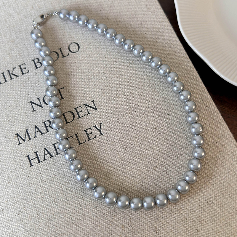 Srebrny Naszyjnik z Perłowym Sercem