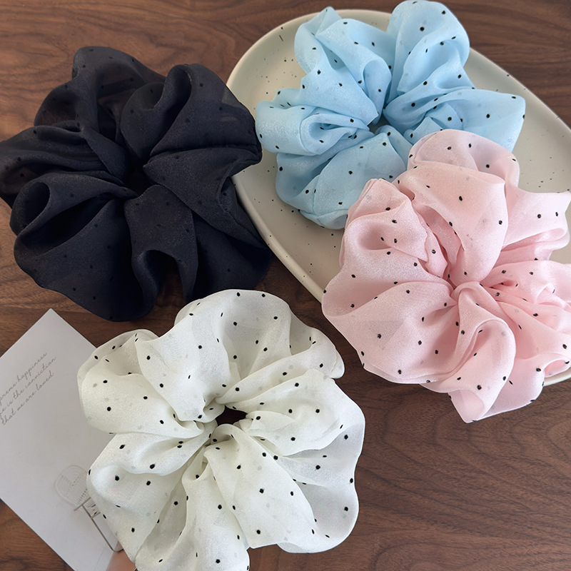 水玉ヘアスクランチー