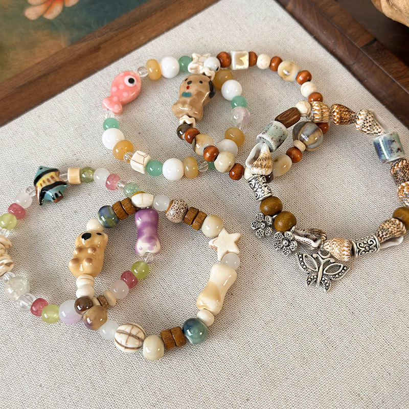 سوار خرز حيوانات بحليات سيراميك