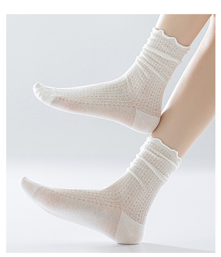 Meias Scrunch de Malha Sem Costura