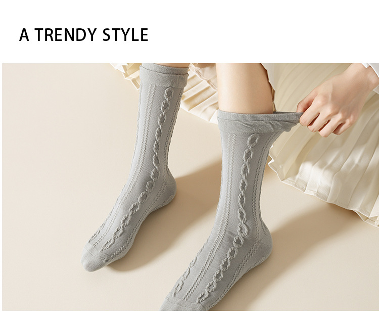 Meias Femininas de Meia Perna