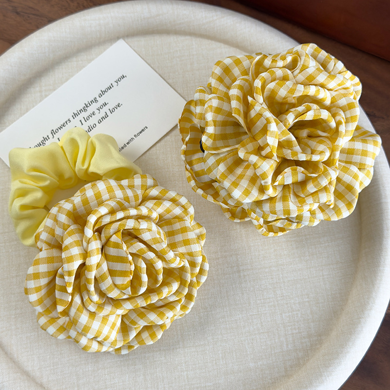 Floral Hair Clips and Scrunchies