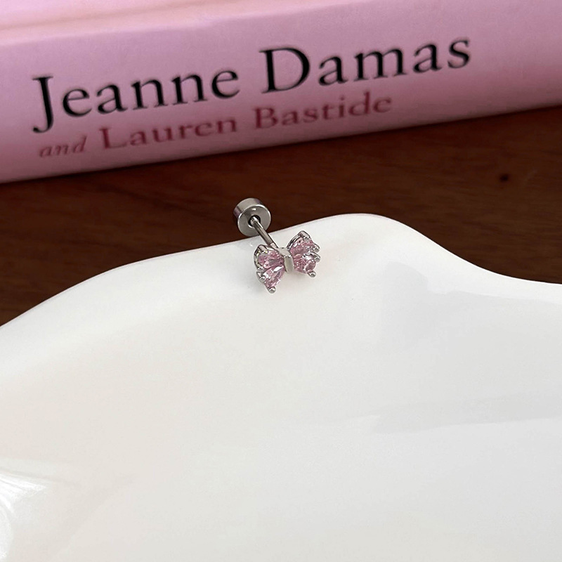 싱글 이어링 마이크로셋 지르코니아