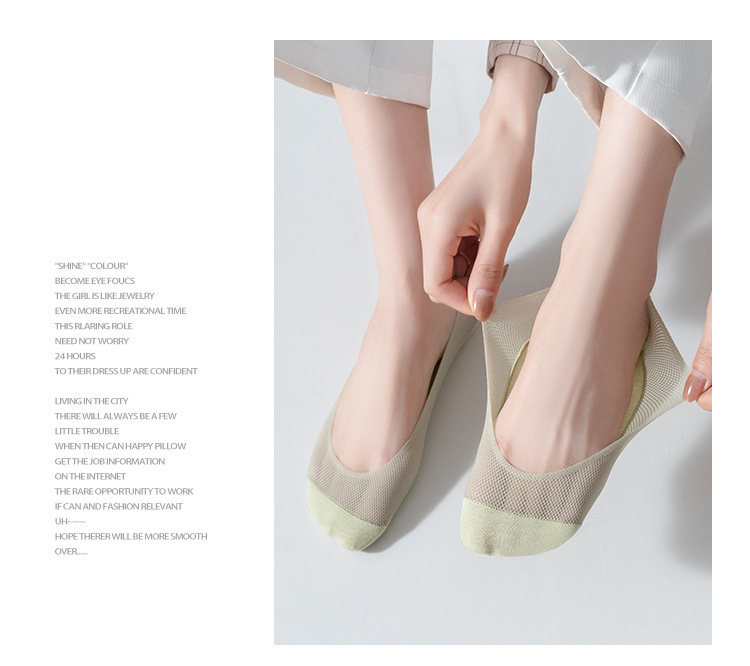 Dámské Letní No-Show Ponožky