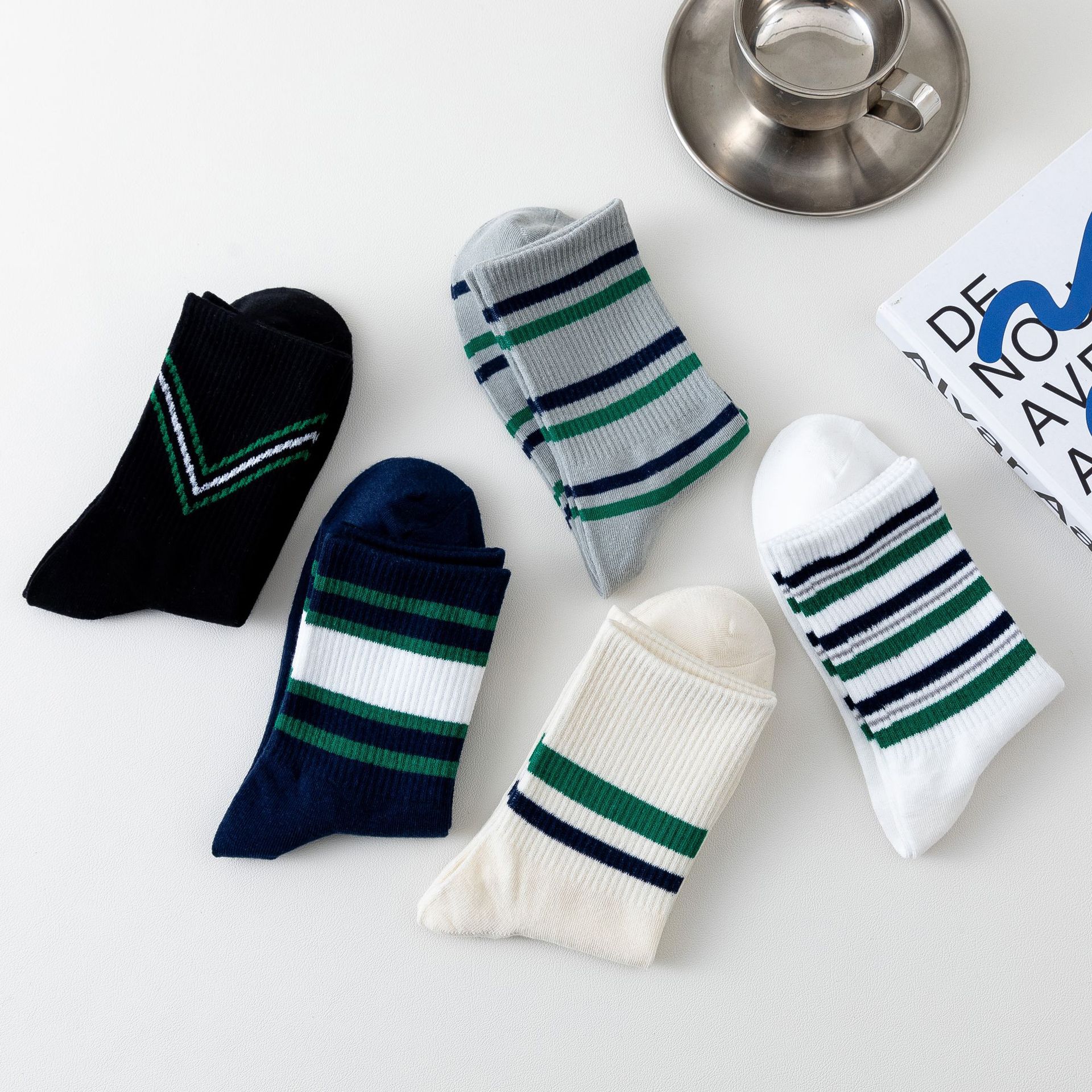 Meias até a panturrilha masculinas