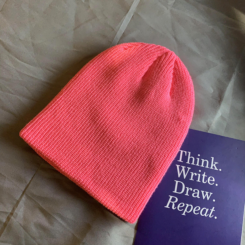 빈티지 두꺼운 니트 비니