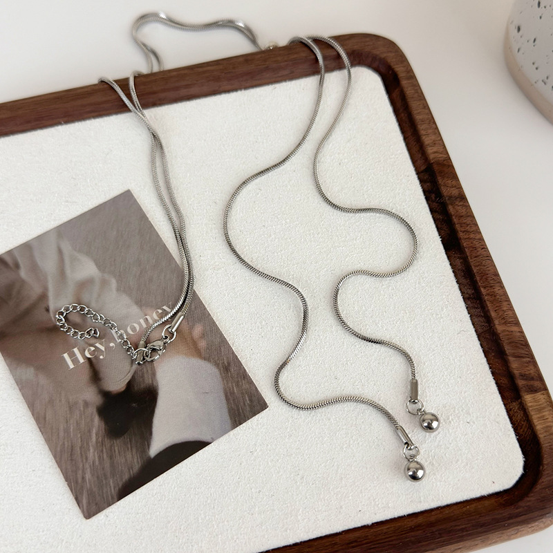 Жіноче Довге Намисто Snake Bone