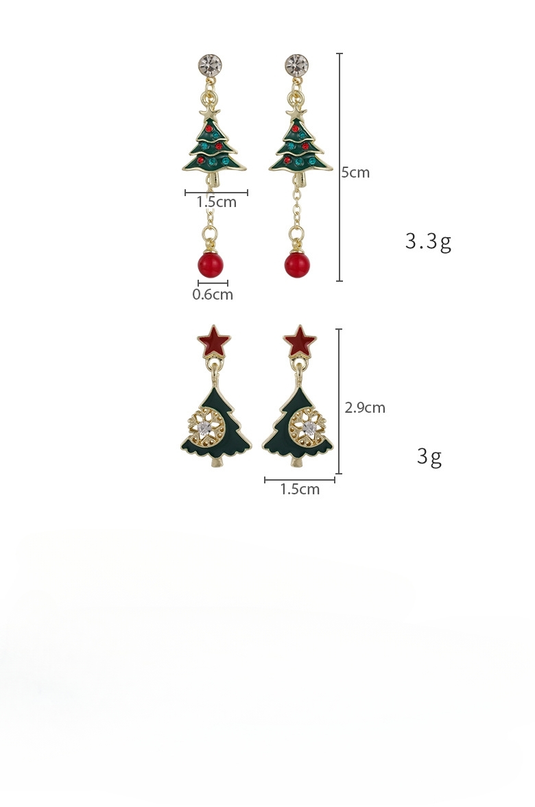 Christmas Tree Earrings