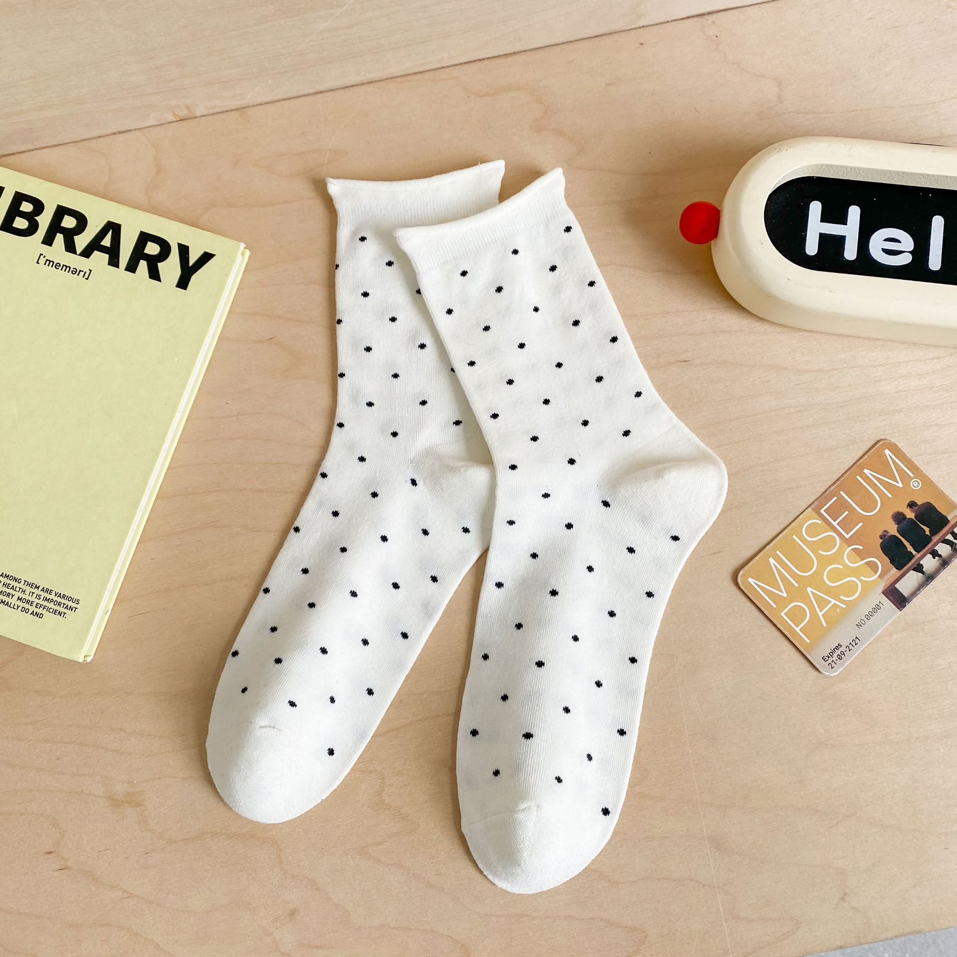 Meias de Bolinhas para Mulher