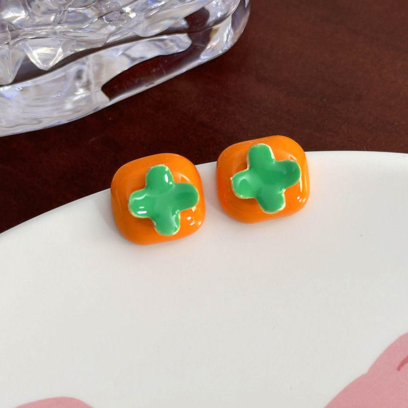 플로럴 프루트 귀걸이