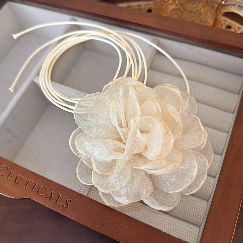 Bloemen Choker Ketting