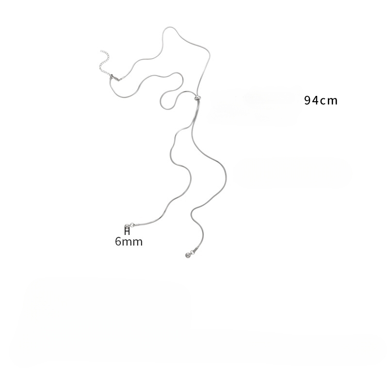 Жіноче Довге Намисто Snake Bone