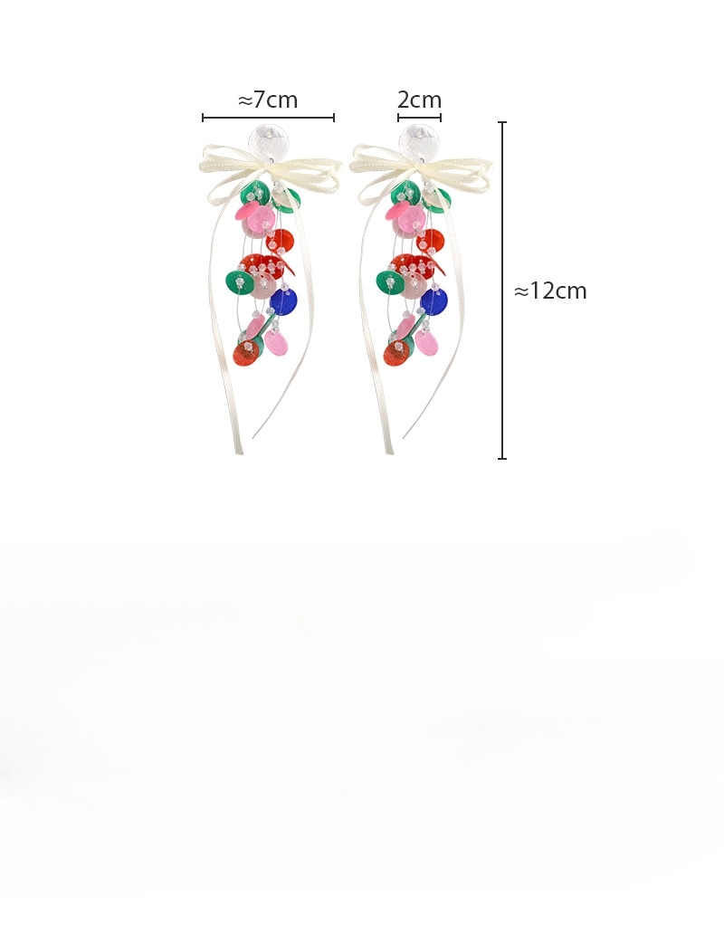 라운드 셸 보우 귀걸이
