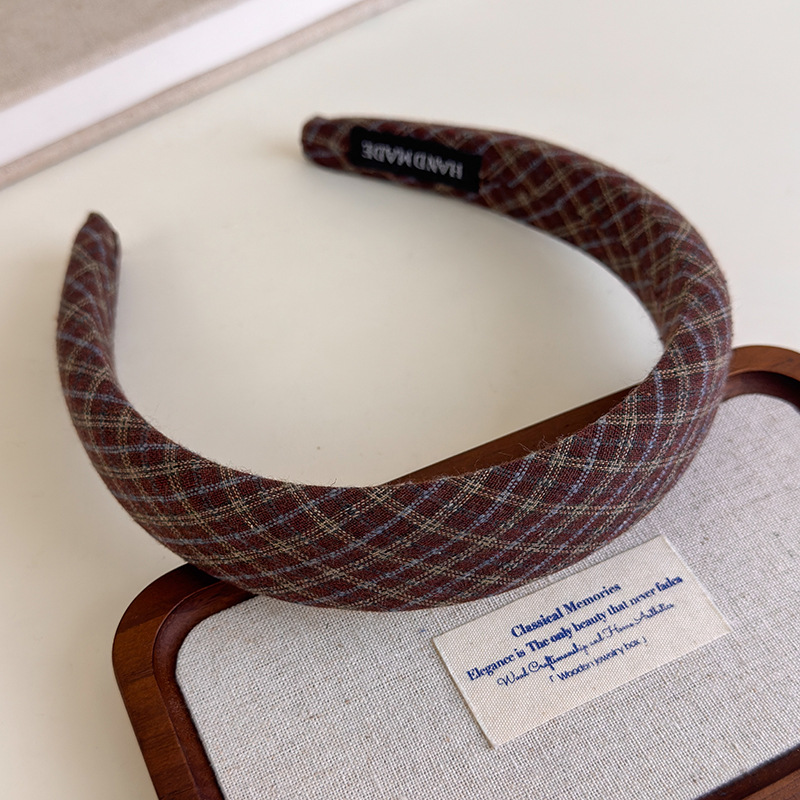 Cinta para el Cabello de Mujer a Cuadros