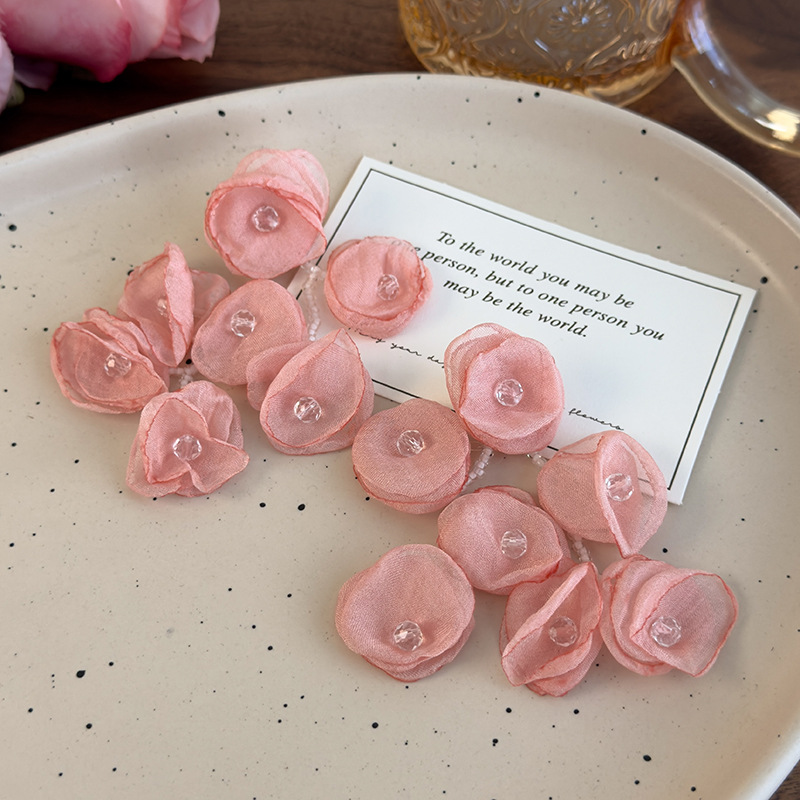 플로럴 술 비즈 귀걸이