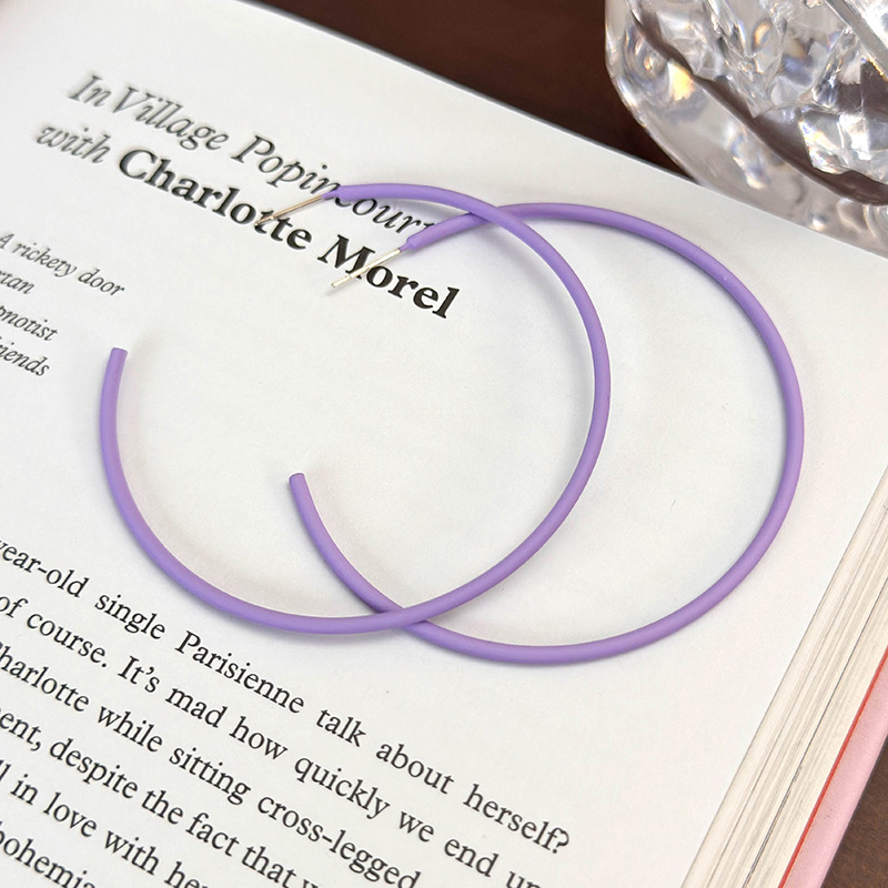 기하학 플라워 하트 귀걸이