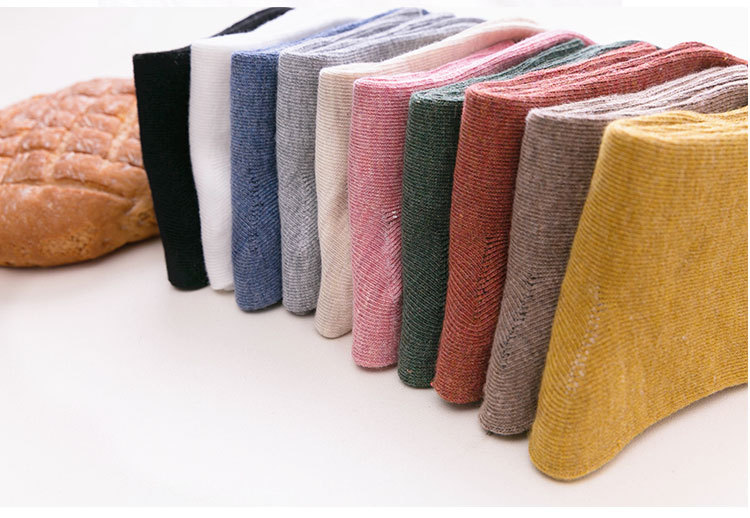 Meias de Algodão Meia Cano para Mulher