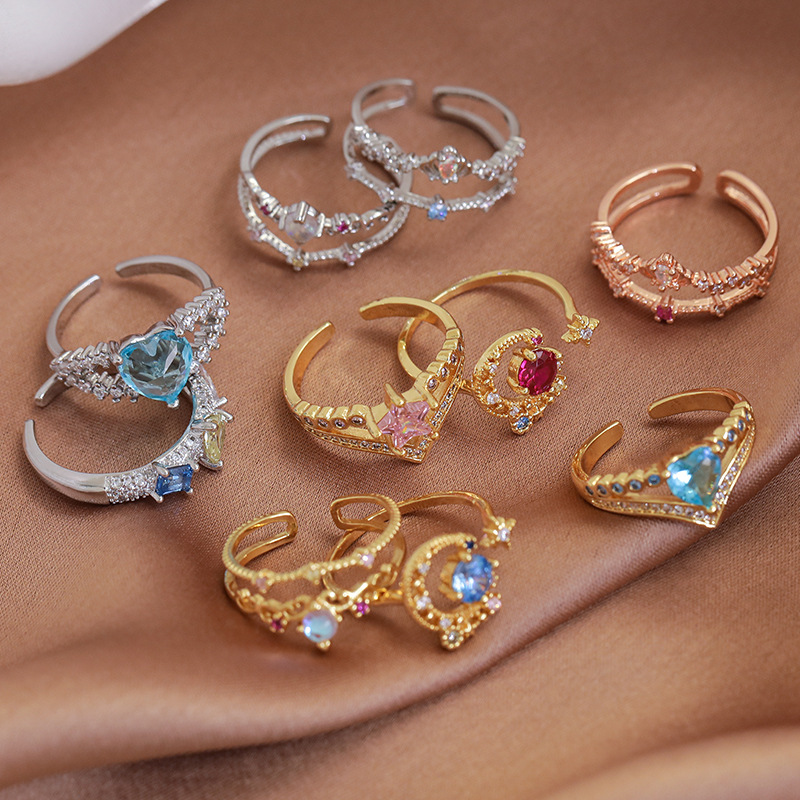 Adjustable Heart Ring