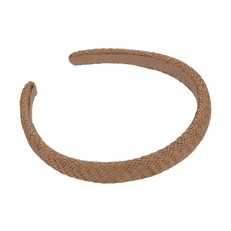 Cinta para el Cabello de Paja Trenzada