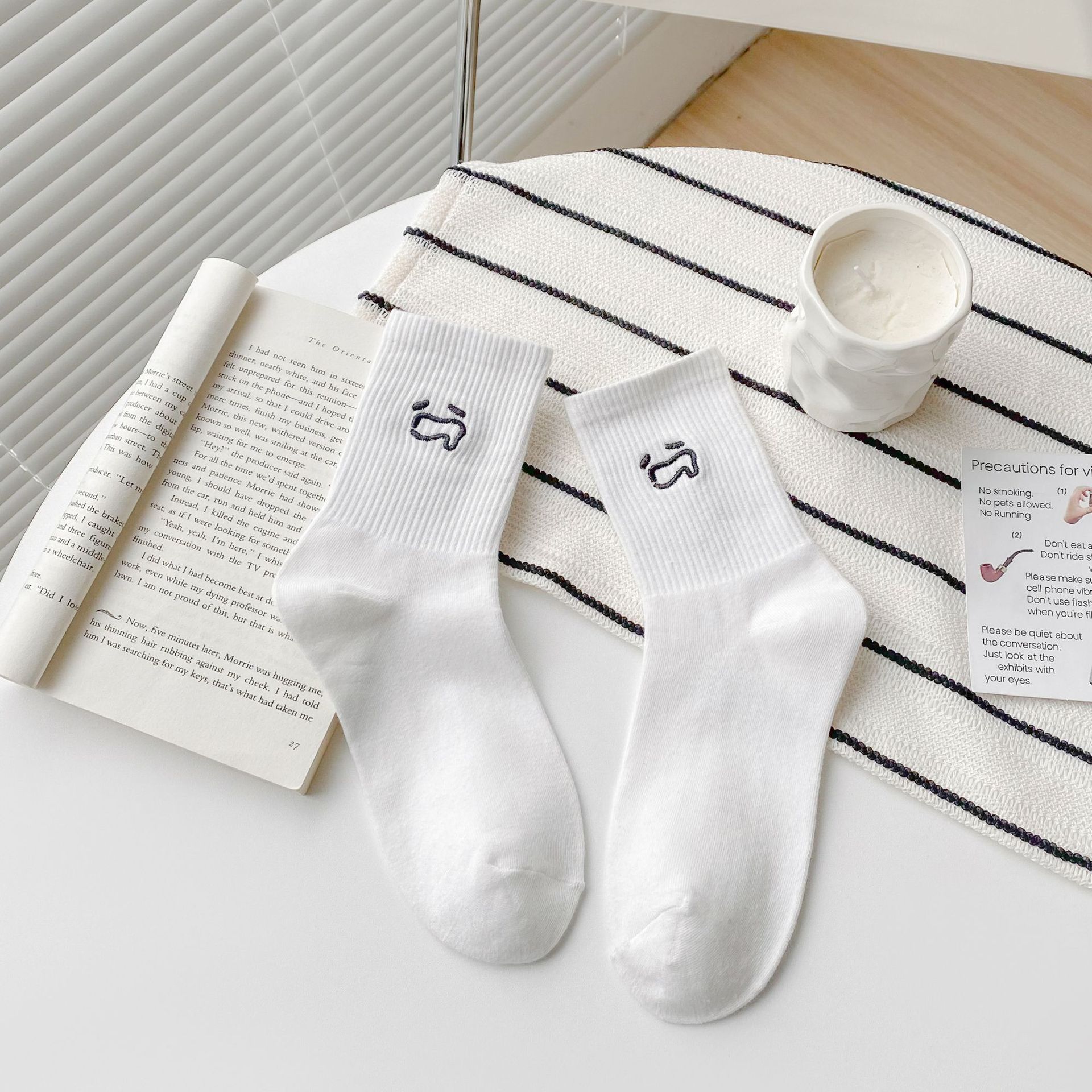 Meias Bordadas Divertidas