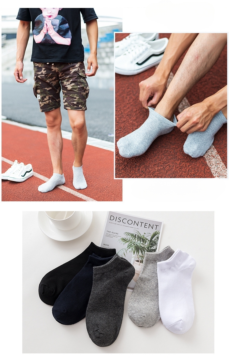 Meias Invisíveis de Algodão para Homem
