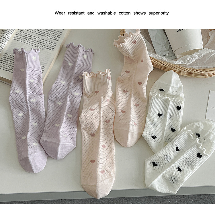 Meias de Renda Cano Médio para Mulher