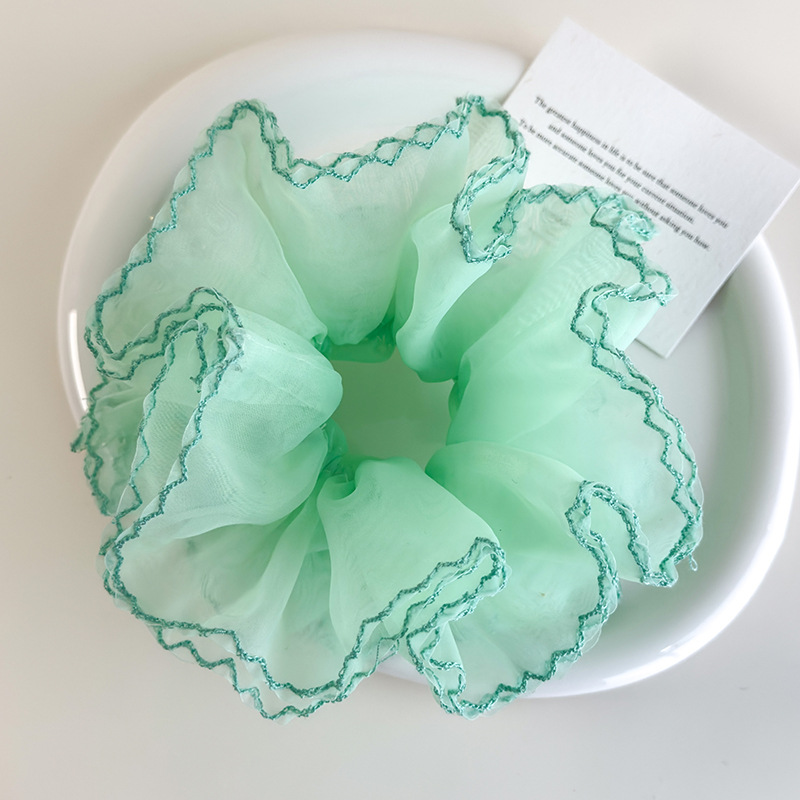 オーガンザプリーツスクランチー